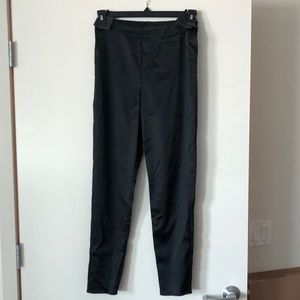 L’AGENCE SILK PANTS IN BLACK